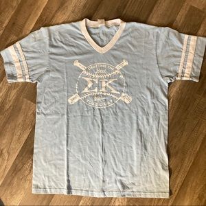 Sorority college t-shirt tee blue TCU Sigma Kappa
